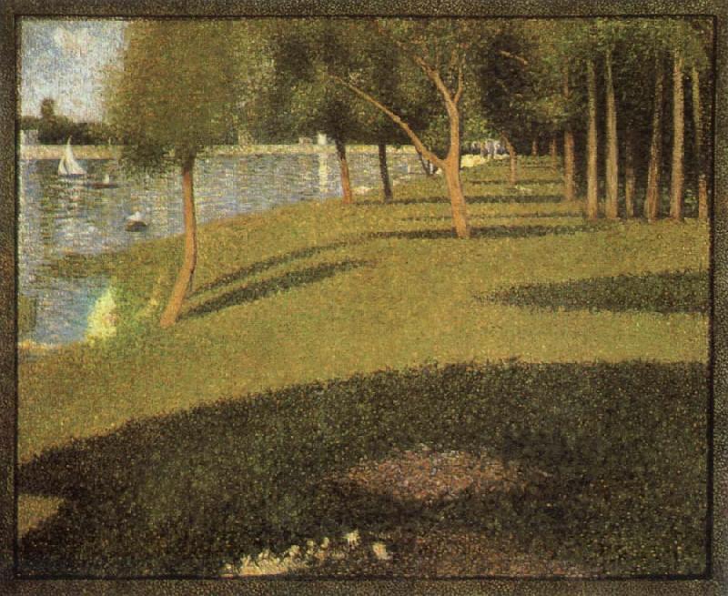 Georges Seurat The Grand Jatte of Landscape oil painting image